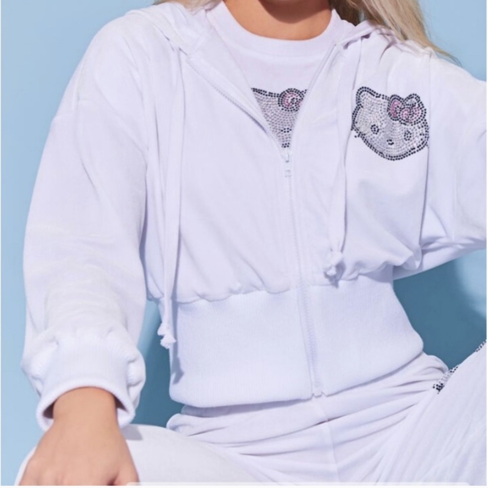 Hello Kitty Forever 21 Velvet Hoodie